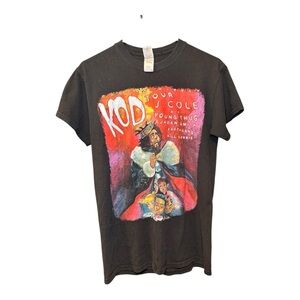J. Cole KOD Tour 2018 T-Shirt Black Size S Young Thug Jaden Smith EarthGang